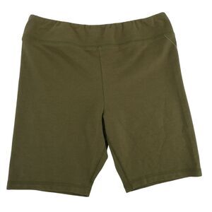 Freshman Bike Shorts Olive Green Kids Size Large/12-14 NWT Soft Stretchy